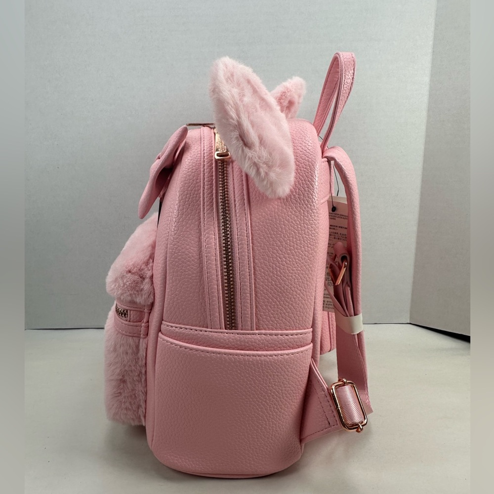 Loungefly Disney Parks Minnie Mouse Piglet Pink Mini Backpack & Ears - Picture 14 of 16